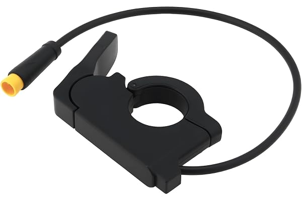 YINETTECH Elektrisk cykel tum-gasreglage M8 vattentät 3-stifts hankontakt kompatibel med Bodywel E-cykel, 24 cm