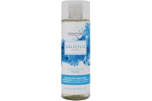 Creightons Salicylic Acid Exfoliating Tonic 200ml – Reduces Blemishes, Uneven Skin Tone & Texture | 1% Salicylic Acid & 1% Niacinamide | Dermatologically Tested, Vegan & Cruelty-Free
