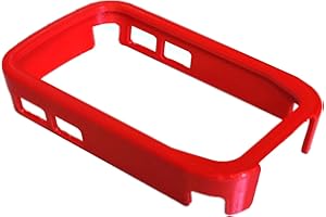 EMPOTEC Bumper cubre pantalla para detector de metales compatible con Minelab Equinox 700 900 X-Terra Pro rojo protección cuadro mandos carcasa protector cristal de ABS