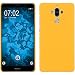 Produktbild PhoneNatic Case für Huawei Mate 9 Hülle gelb gummiert Hard-case + 2 Schutzfolien