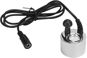 HYUDUO Ultrasonic Mist Maker for Pond Landscape - Copper Single Head Fog Machine with Soft Fogging Effect and High Fog Output DC24V 650mA