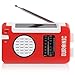 Price comparison product image Duronic Hybrid Radio Wind Up Solar and Rechargeable AM/FM Radio with USB Charger Cable