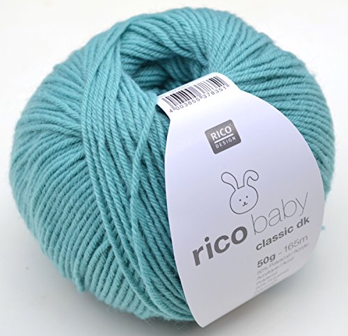 Rico Baby classic dk Fb. 25 - dunkel-türkis Babywolle zum Stricken und Häkeln