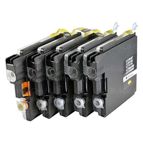 5x Tinte für Brother MFC-250C / MFC-290C / MFC-490CW LC 980 LC1100 - 3