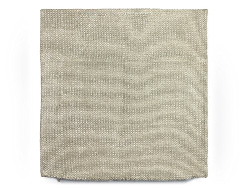 Neutex Kissenhülle Karat von deko trends – moderne Wohndekoration in dezentem Design erhältlich in 9 trendigen Unifarben und 2 verschiedenen Größen – passend für Kissenfüllungen bis 40 x 40 cm und 50 x 50 cm, natur, 38 x 38 cm - 4