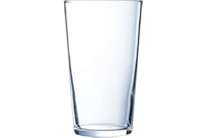 Arcoroc F002U Conique - Bicchiere da birra da pinta, capacità 568 ml, confezione da 6