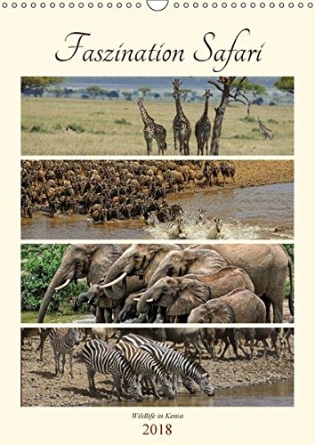 Faszination Safari. Wildlife in Kenia (Wandkalender 2018 DIN A3 hoch): Wer träumt nicht von einer Safari ? Wildlife hautnah miterleben. Kommen Sie mit ... [Kalender] [Apr 11, 2017] Michel /CH, Susan