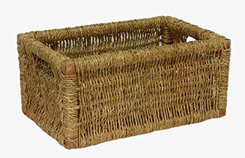Seagrass Rectangular Storage Basket Small