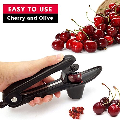 GWCLEO Kirsch und Oliven Pitter, Trauben und Cranberries Frucht Corer Pitter Küche Entferner Werkzeug - 4