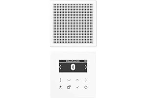 JUNG Smart Radio Dab + Bluetooth, Kit Mono S Ls Haut-Parleur Blanc Alpin