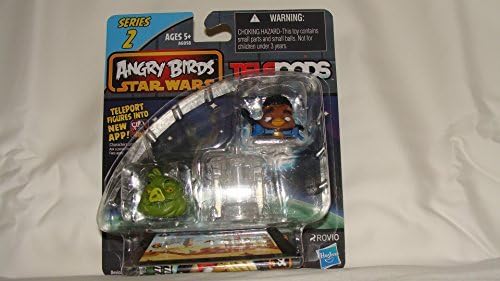 Angry Birds Star Wars Telepods Series 2 Lando Calrissian Bird &amp; Jabba The Hutt Pig by Telepods