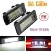 Produktbild mark8shop 24 LED weiß Nummernschild Lampe für BMW E81 E82 E90 E91
