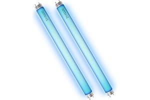 TARARIUM 2-Pack 10W Fly Killer Lampadine di Ricambio BL T8 UV Lampadina Tubi per 20W Elettrico Insetto Killer/Fly Zapper/Bug zapper/Zanzariera Killer