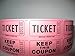 Price comparison product image Raffle Tickets Pink 2000 per Roll 50/50 Fun Fair