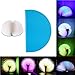 Produktbild Paramount City paracity Buch LED Nacht Licht 4 Farben Magic Book Leuchte USB Ladekabel Buchlampe Faltbare LED-Lampe Schreibtisch Wand Lampe Vintagelook Book-Shaped Schreibtisch Lampe Blue_Semicircle