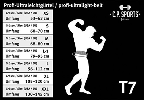 C.P. Sports Trainingsgürtel Profi Ultraleicht - 4