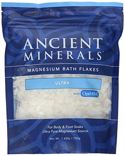 Ancient Minerals Magnesium Bath Flakes ultra with OptiMSM 750g