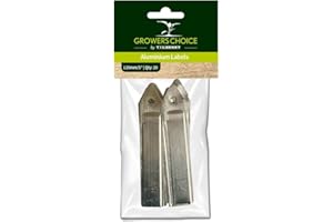 BOSMERE Tildenet Étiquettes en aluminium Argenté 125 mm