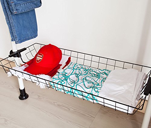 SoBuy® Teleskop Garderoben System, Kleideraufbewahrungssystem, Regalsystem, FRG35 - 8