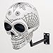 Produktbild h-skull Halterung für Kopfhörer Totenkopf., H-Skull001, Schnurrbart