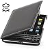 Produktbild StilGut Book Type Case mit Clip, Hülle Leder-Tasche für BlackBerry Passport. Seitlich klappbares Flip-Case aus Echtleder für BlackBerry Passport, Schwarz
