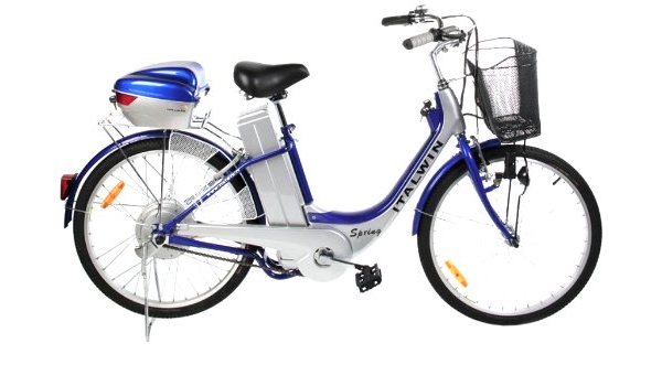 Italwin Spring Adult Electric Bike - Blue, : Sports \u0026 Outdoors