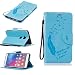 Produktbild Jepson Huawei Honor 5X / Huawei GR5 (5,5 Zoll) Ledertasche Flip Case / Handyhülle, Ultra Slim Federn und Vögel Muster Bookstyle Design Folio Cover Schutzhülle mit Standfunktion, Brieftasche und Karte Tasche.