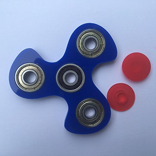 Tri Fidget Hand Spinner – Ultraschnelle Kugellager – Spielzeug Tolles Geschenk (Spinner mit 3 Kugellagern) - 4