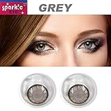 Sparkle Eye® 1 Pair of Monthly Color Contact Lens GREY Zero Power/Without P... Sparkle Eye® 1 Pair of Monthly Color Contact Lens GREY Zero Power/Without P...