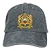 Produktbild Xukmefat Men and Women Cap Coat of Arms of Morocco Hat Snap-Back Hip-Hop Cap Baseball Hat Head-Wear Cotton Trucker Hats Asphalt PK543