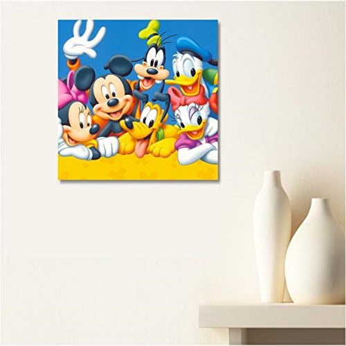 Mickey Mouse with discount price guns – Table Canvas Price Home 19x24 cm