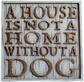 Driftwood Coasters-A House is not a Home Without a Dog, Grey