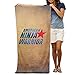 Produktbild cleaer Quick Dry American Ninja Warrior Logo Beach Blanket -Multifunctional Blanket:Suit for Swimming,Backpacking,Sports,Camping,Picnic Etc - Large Microfiber Travel Towel - 31x51 intch