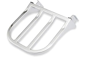 Dasen Chrome Detachable Rear Sissy Bar Backrest Sport Luggage Rack Compatible with Harley Sportster Iron 883 1200 XL 48 Softail Heritage Dyna Fatboy FLSTF FLSTS FLST FLSTC