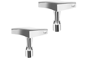 NIWIEOI 2 Pcs Drum Key,Electronic Drum Kit,Electronic Drums,Tuning Key Drill Bit Drum Key Tuner with Ergonomic Handle for Acoustic & Electronic Drums Metal Hardware Key Tool(Quadrilateral)