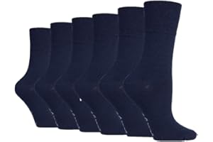 SOCK SHOP GENTLE GRIP 6 Pairs of Sock Shop Everyday Gentle Grip Socks Ladies 4-8 See Multi Variations and Designs