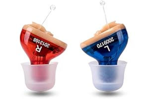 ZHANGMIN Premium-Soundverstärker for Erwachsene, Persönliches Mini-CIC-Innenohrgerät, Rechts Und Links Enthalten, for Fernsehen Und Sprechen, Mit Tragbarem Gehäuse (Color : B)