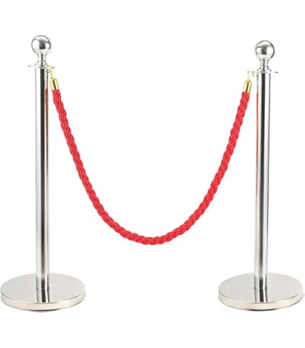 Tenlacum Rope For Barrier Stands 150cm, 200cm, 300cm | Rope Barrier Stand | Rope Barriers For Queue Management, Rope Barriers For Clubs And Cinemas - As Described, (3m Purple - View #6