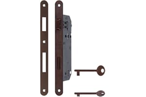 TOSCOCORNICI Serratura AGB Patent Grande Foro mm 50 Quadro mm 8 (BRONZATO)