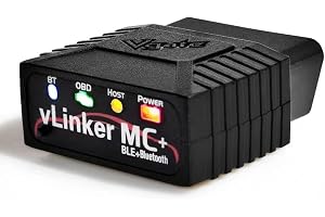 TONWON Vgate vLinker MC+ OBDII Bluetooth OBD2 Diagnostic Scanner för IOS, Android och Windows (Bluetooth 4.0)
