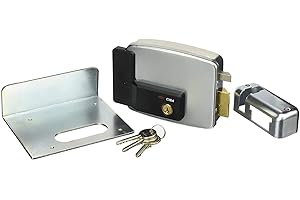 CISA 111721502, cerradura eléctrica para aplicar, 12 V, galvanizada, entrada 50, mano izquierda