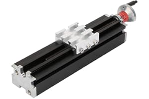 BOABY Slitta trasversale in metallo, 200mm-Stroke lega metallo Cross Slide robusto resistente metallo Cross Slide Block Z010M per tornio asse X asse Z Lavorazione asse Y