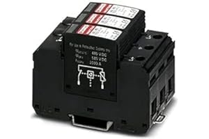 PHOENIX CONTACT VAL-MS 1000DC-PV/2+V zabezpieczenie przepięciowe do 2-pozycyjnej izolacji i uziemionych systemów 1000 V DC-PV