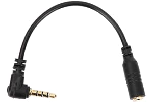 Diyeeni Kabel konwerter TRS do TRRS, 3,5 mm adapter do słuchawek słuchawek adapter TRS do TRRS konwerter przewód kablowy, mocny i trwały