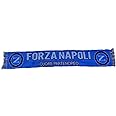 Sciarpa Ufficiale SSC Napoli In Acrilico Jacquard | Modello Azzurro Con Stemma | Prodotto In Italia - Foto 6