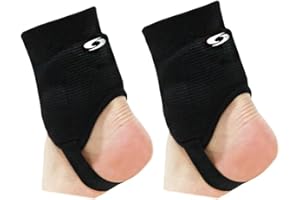 Sunbird Protector de tobillo negro, tamaño grande, 1 par, almohadillas protectoras de doble cara para fútbol y fútbol