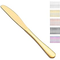 Cucchiai Da Tavola ReaNea Oro - 12 Pezzi, Acciaio Inossidabile Placcato - Foto 4