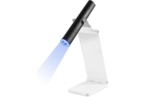 ‎VRAIKO VRAIKO Minicure Handheld UV-Licht für Gelnägel, Tragbare UV Nagellampe mit Ständer, Wiederaufladbare Mini LED Nagellampe Nageltrockner für schnelles Aushärten (Schwarz)