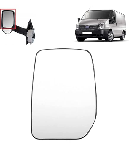 ALIGOPARTS Right Driver Side Upper Heated Wing Mirror Glass For Ford Transit Custom U2013 Replacement For BK21-17K740-BB, 1766583, 1766584 U2013 Fits 2012u20132023 Models (Right Upper Heated