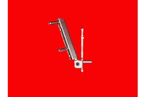 FTF - FENSTERTECHNIK Roto K 6/130 Joint d'angle de réparation pour fenêtre en bois/PVC espacement des broches 55 mm (argenté)